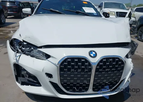 2021 BMW 430I из США, поврежденный, VIN WBA53AP05MCG16225